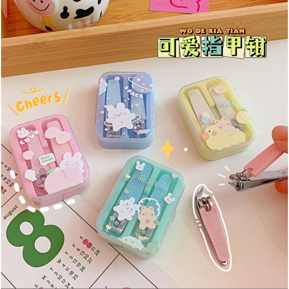 250304183803-✨台灣現貨✨ 指甲剪  可愛造型指甲剪 指甲剪刀 腳趾甲剪 美甲工具 指甲剪兩件套