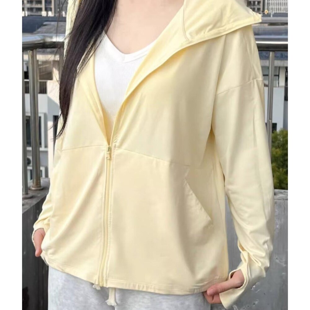 🎀台灣🎀 女 冰絲外套 UPF50+ 防曬外套 女生涼感外套 透氣外套 冰絲防曬外套 抗紫外線外套-圖片-6