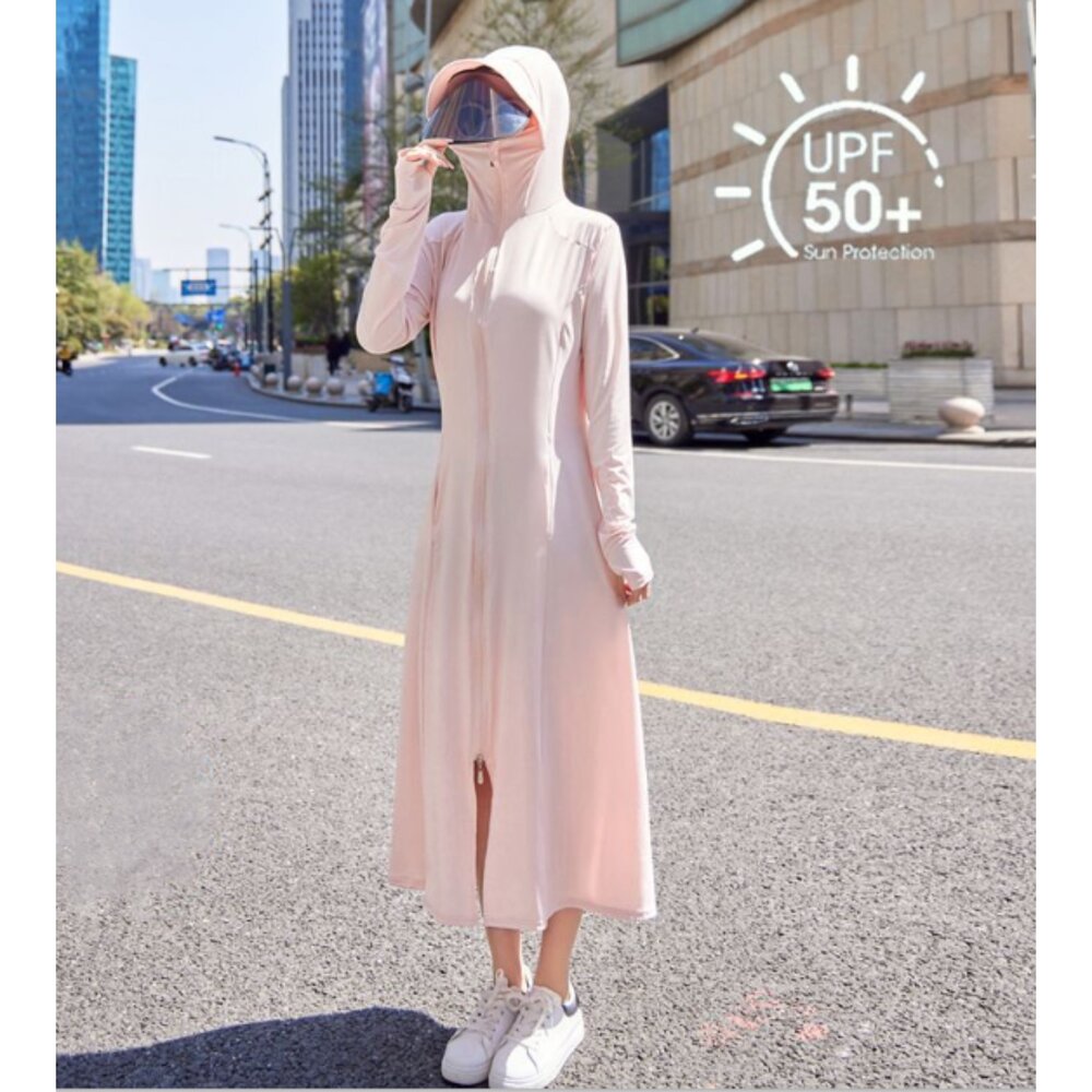 🎀台灣🎀 女 冰絲外套 UPF50+ 防曬外套 女生涼感外套 透氣外套 冰絲防曬外套 抗紫外線外套-圖片-8
