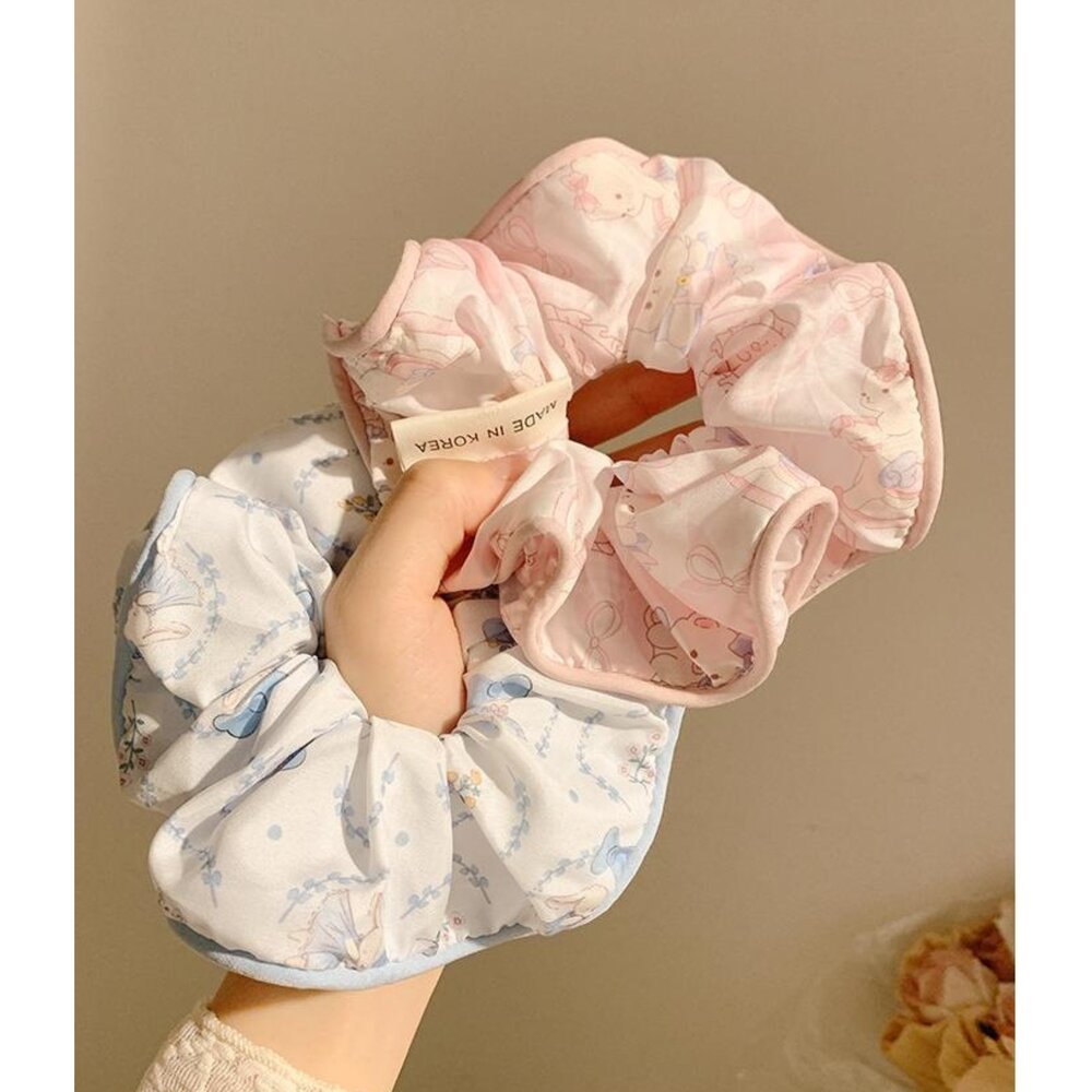 韓系 蕾絲大腸圈 髮圈 女髮圈 可愛髮圈 質感大腸圈 髮繩皮筋髮 小清新髮繩-圖片-2