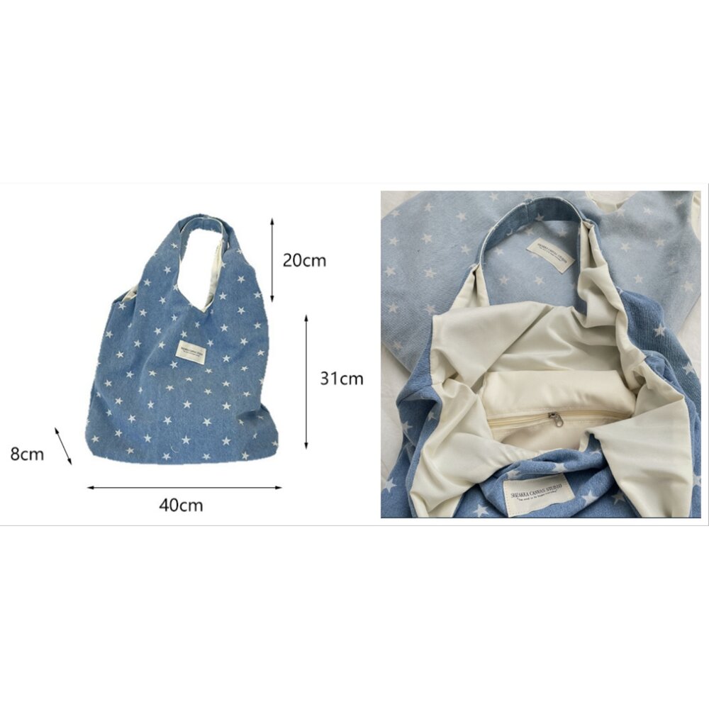 簡約文青 帆布包 帆布袋 側背包 手提袋 休閒包 大容量購物包 單肩包-圖片-6