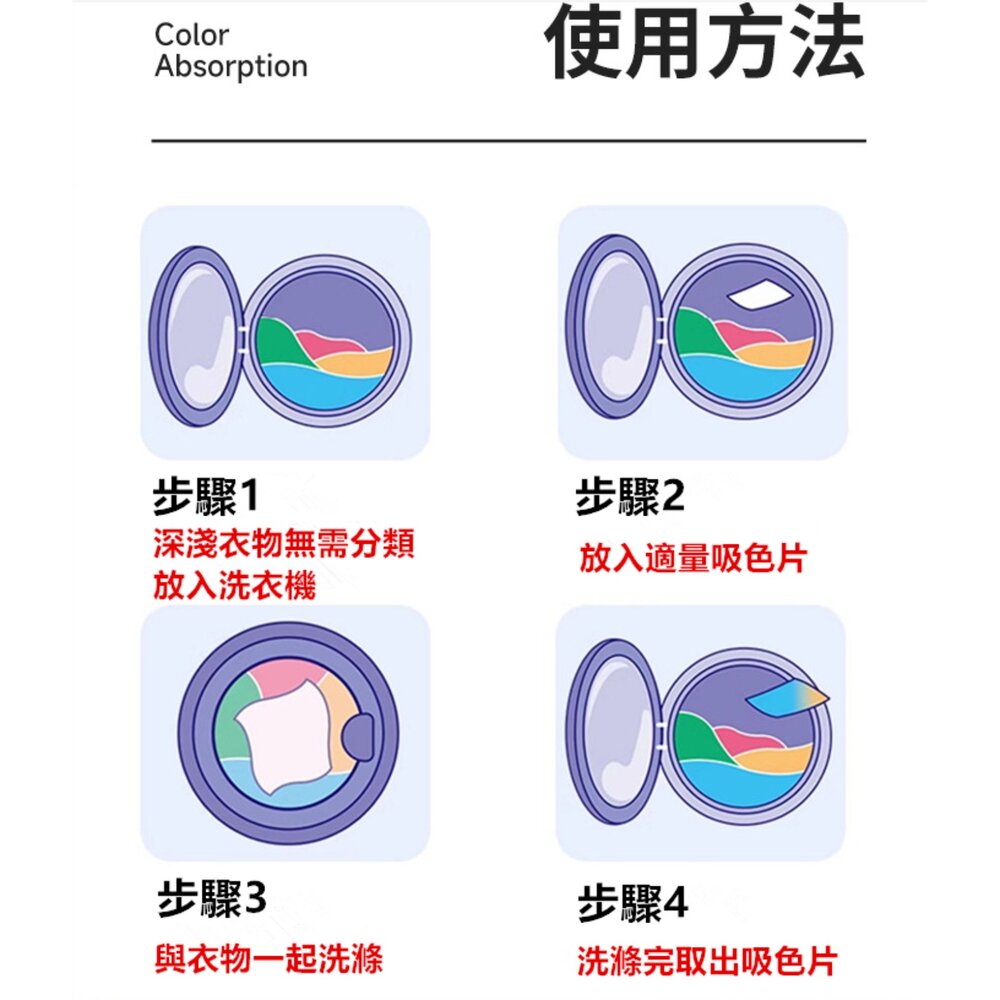 防串染 洗衣吸色片 防染片 洗衣紙 洗衣片 不染色洗衣片 防染巾 洗衣防染色-圖片-7