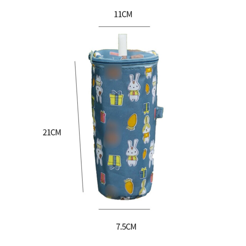 現貨 杯套 手提杯袋 保冰杯套 保溫杯套 環保杯袋 咖啡杯套 皮革杯套-圖片-4