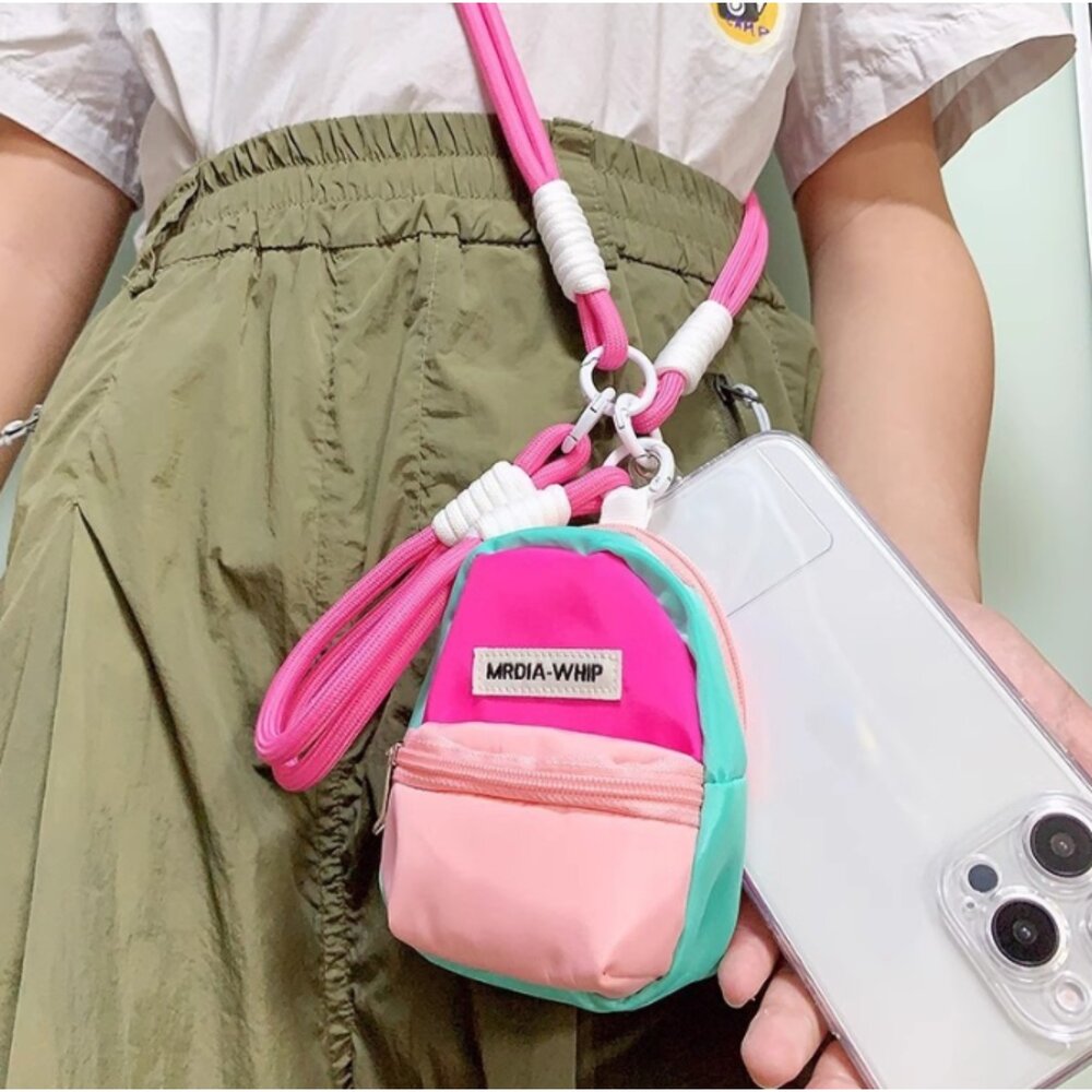 多功能收納包 耳機包 零錢包 手機掛包 迷你耳機包 耳機收納包 小包包 小廢包 鑰匙包-圖片-5