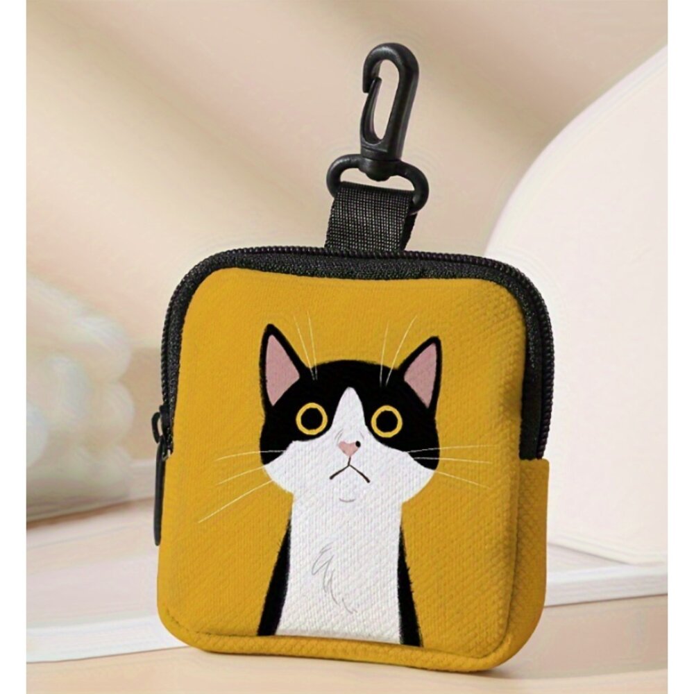 多功能收納包 耳機包 零錢包 手機掛包 迷你耳機包 耳機收納包 小包包 小廢包 鑰匙包-圖片-8