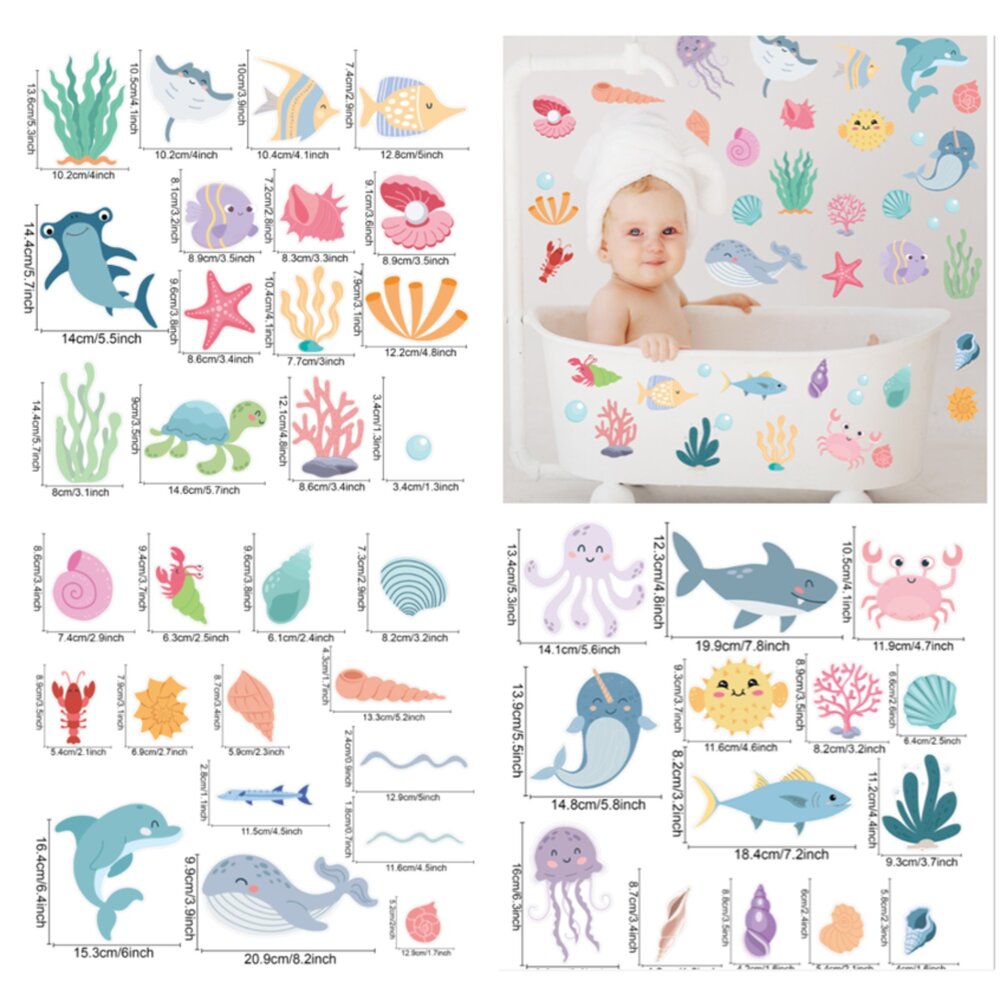 動物壁貼 植物壁貼 DIY佈置 北歐動物壁貼 玻璃貼紙 防水 無痕壁貼 房間壁貼-圖片-3