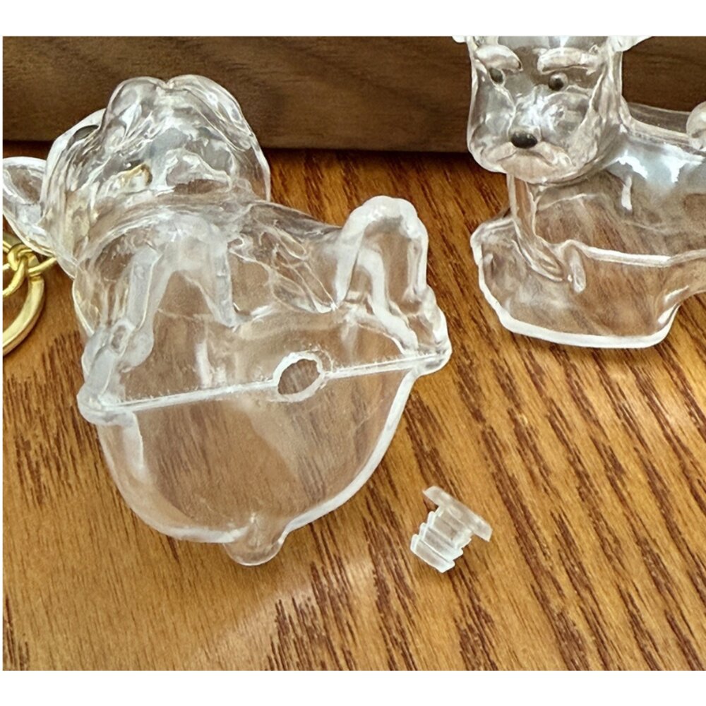 狗毛收納盒 狗毛收納掛件 毛髮收集 紀念收藏鑰匙圈 小狗毛髮透明收納盒-圖片-2