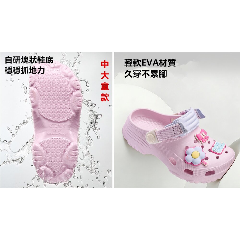 兒童洞洞鞋 防水洞洞鞋 布希鞋 洞洞鞋 中大童洞洞鞋 小童洞洞鞋 拖鞋 輕量拖鞋 涼鞋 防水涼鞋-圖片-4
