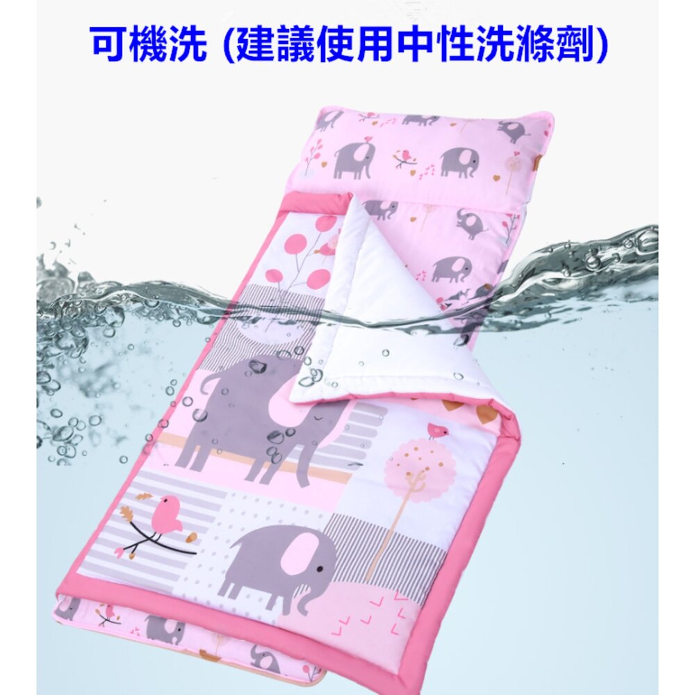 台灣出貨 兒童睡袋 一體式睡袋 幼稚園睡袋 荳荳睡袋 防踢睡袋 幼兒園睡袋-圖片-5
