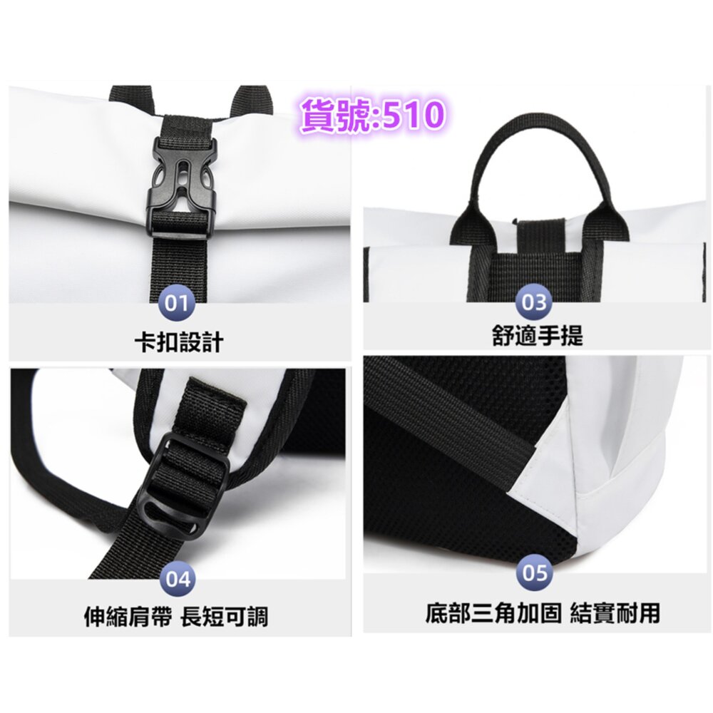 雙肩背包 後背包 電腦包 休閒背包 學生背包 通勤包 旅行背包 大背包-圖片-2