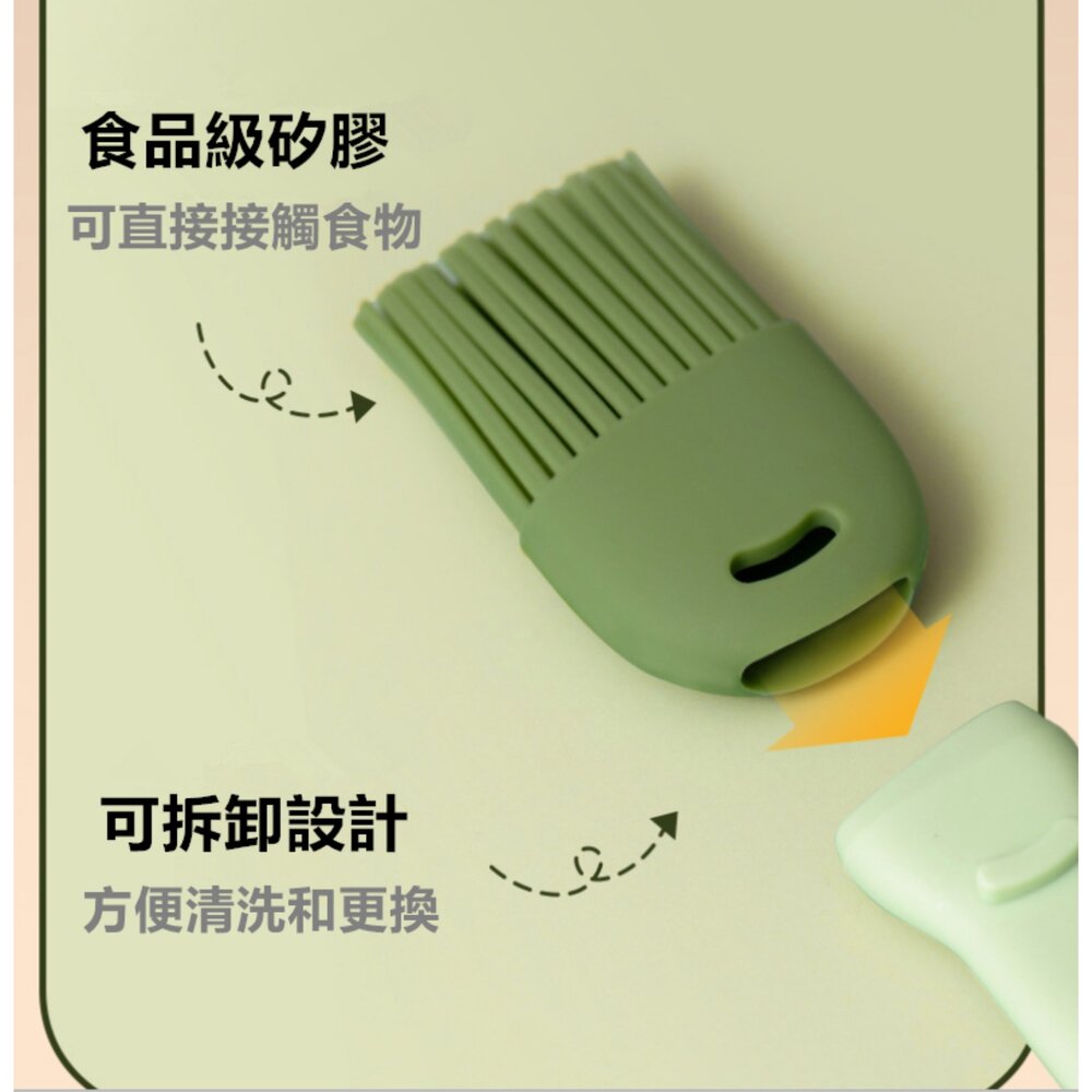 可立式矽膠油刷 烘焙刷子 醬料刷 油刷 烤肉刷 蛋液刷 耐高溫矽膠油刷-圖片-2