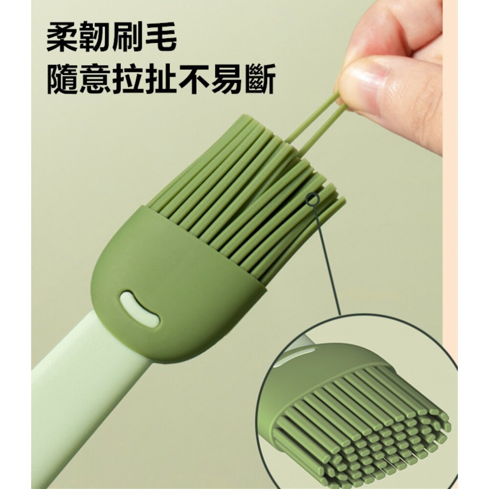 可立式矽膠油刷 烘焙刷子 醬料刷 油刷 烤肉刷 蛋液刷 耐高溫矽膠油刷-圖片-3
