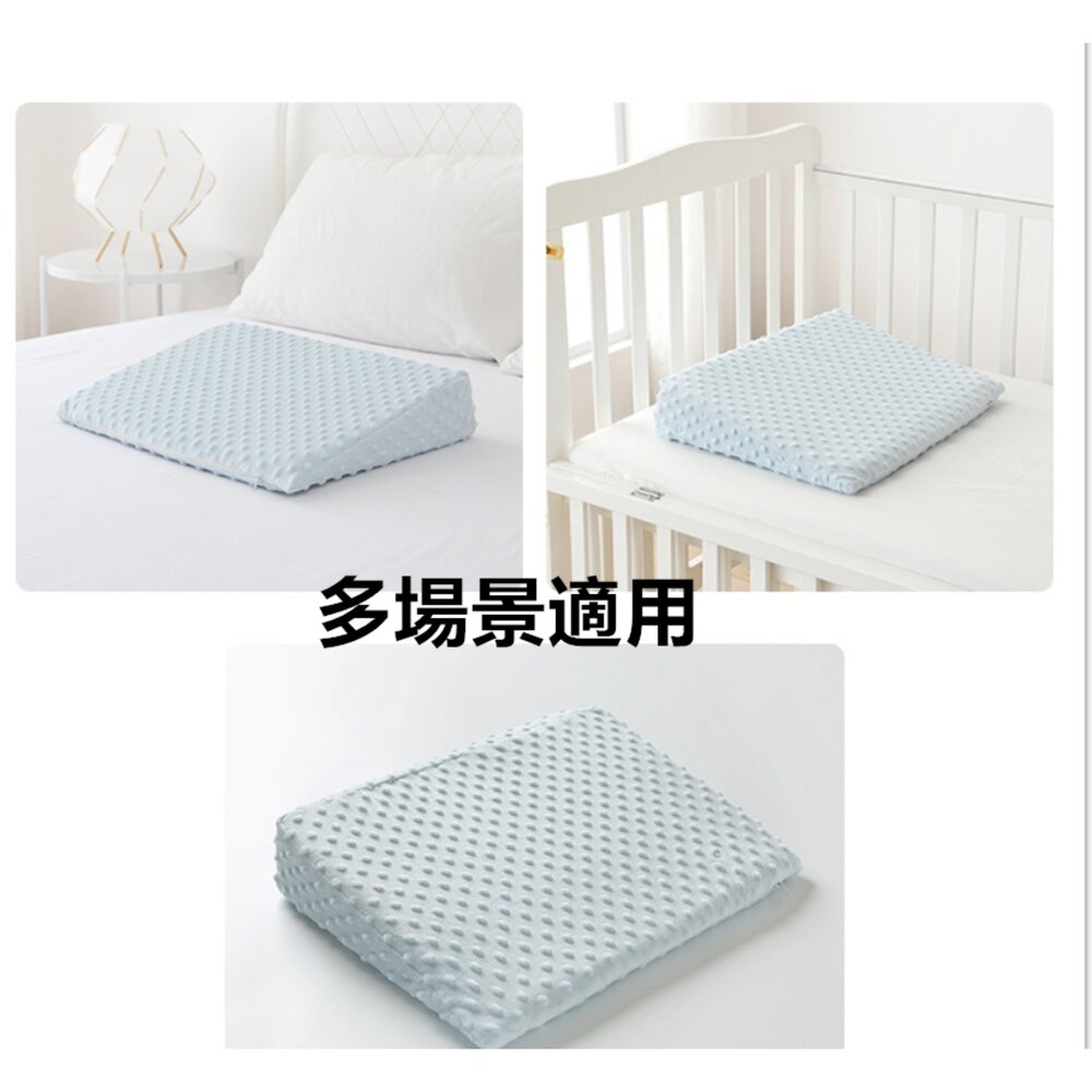 嬰兒防吐奶枕 斜坡枕 防溢奶枕 安撫枕頭 學趴枕 餵奶枕-圖片-4