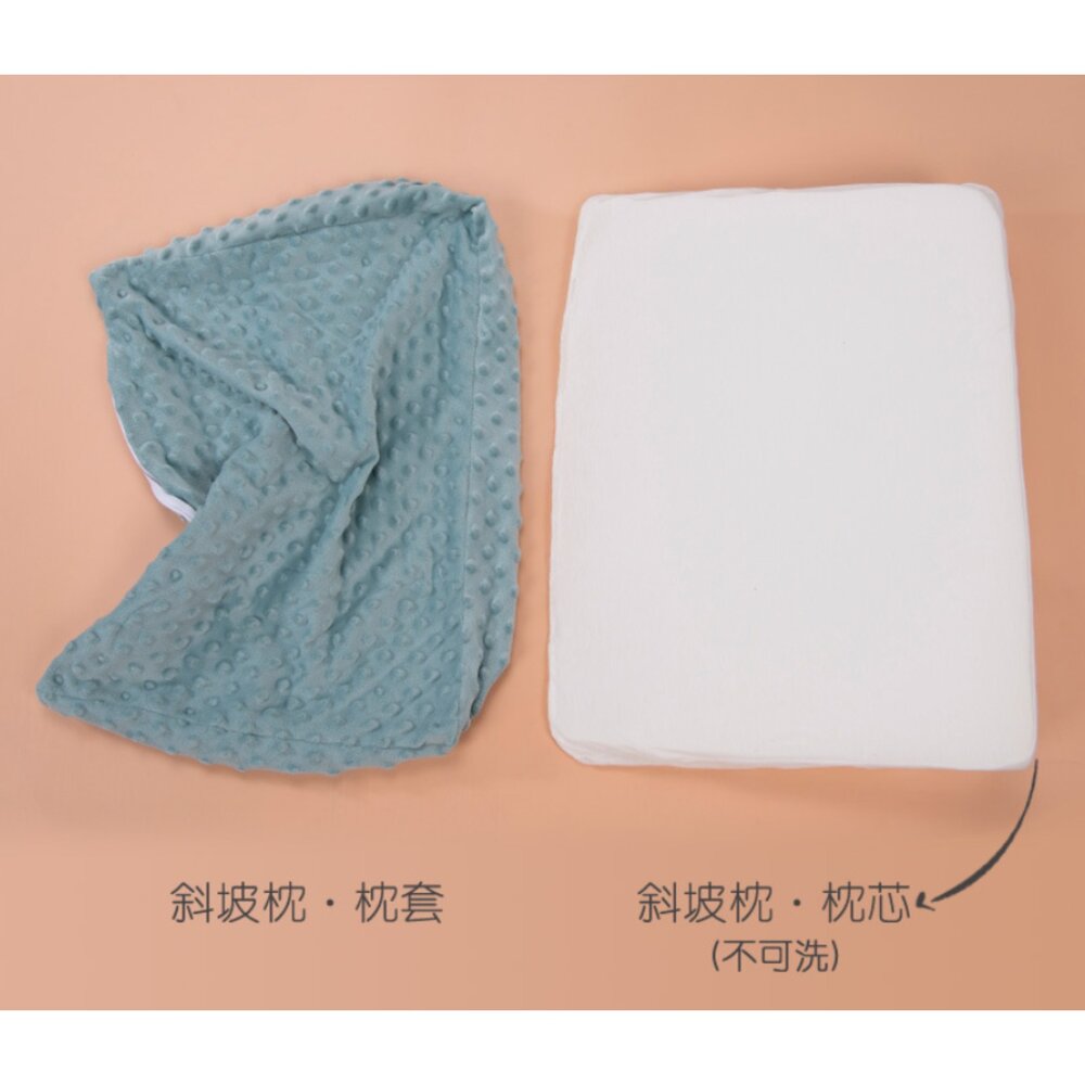 嬰兒防吐奶枕 斜坡枕 防溢奶枕 安撫枕頭 學趴枕 餵奶枕-圖片-7