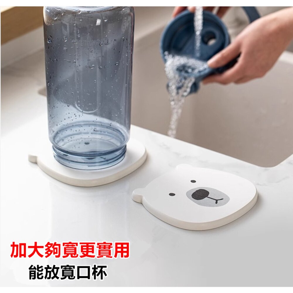 硅藻土杯墊 吸水杯墊 硅藻硬杯墊 浴室洗手台硅藻泥 隔熱杯墊 飲料杯墊-圖片-2