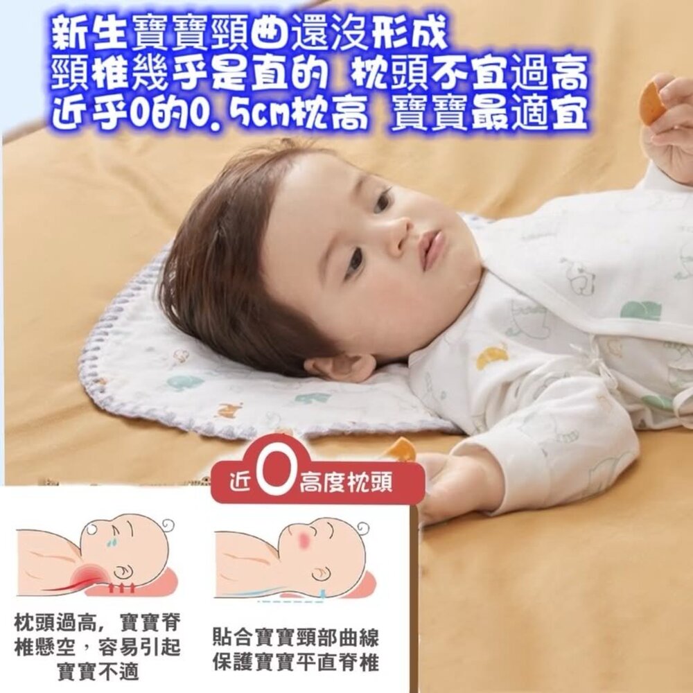 多層棉紗布嬰兒雲片枕巾 紗布溢奶巾 墊背巾 吐奶巾 拍隔巾 枕頭巾 小枕巾-圖片-1