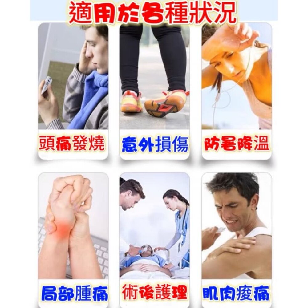 冰敷熱敷兩用袋 退熱袋 冰袋 熱水袋 熱敷包 運動降溫 多功能冰敷袋-圖片-1