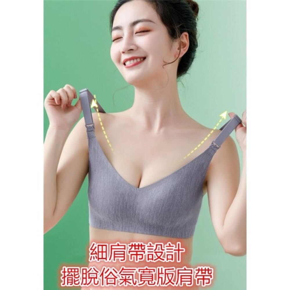🔥台灣 哺乳內衣 乳膠涼感 孕婦內衣 無鋼圈內衣 上開式 內衣-圖片-5