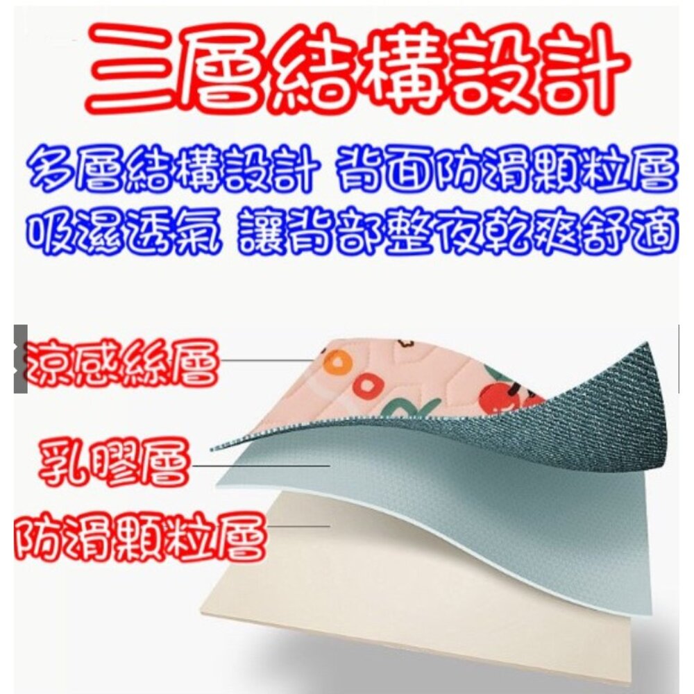 ✨台灣免運✨嬰兒床乳膠涼蓆 嬰兒床涼蓆 乳膠涼蓆 冰絲涼蓆 乳膠墊 兒童睡墊 兒童涼蓆 幼稚園睡墊-圖片-3