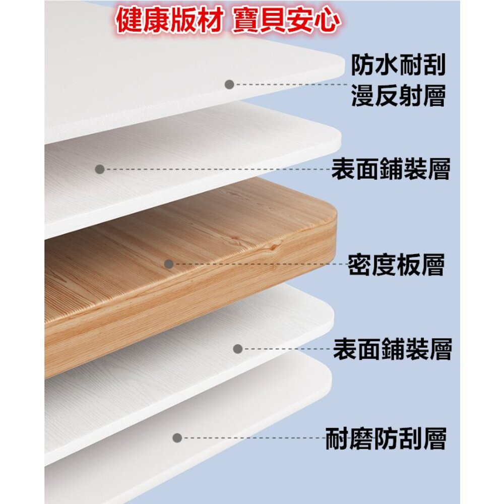 台灣 升級款加厚鋼管 兒童升降書桌 兒童書桌 多功能書桌 書桌椅 兒童節禮物 生日禮物-圖片-5