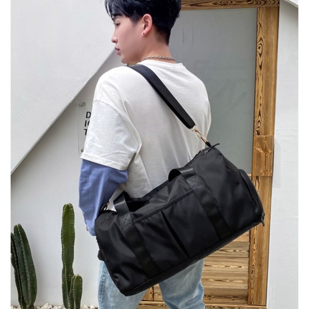 台灣 運動包 乾溼分離 旅行包 行李袋 健身包 瑜珈包 側背包 手提包 行李包 游泳包-圖片-5