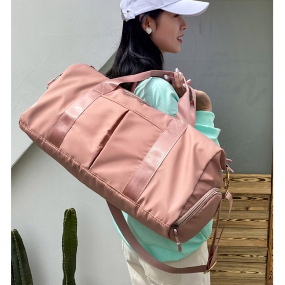 台灣 運動包 乾溼分離 旅行包 行李袋 健身包 瑜珈包 側背包 手提包 行李包 游泳包-圖片-8