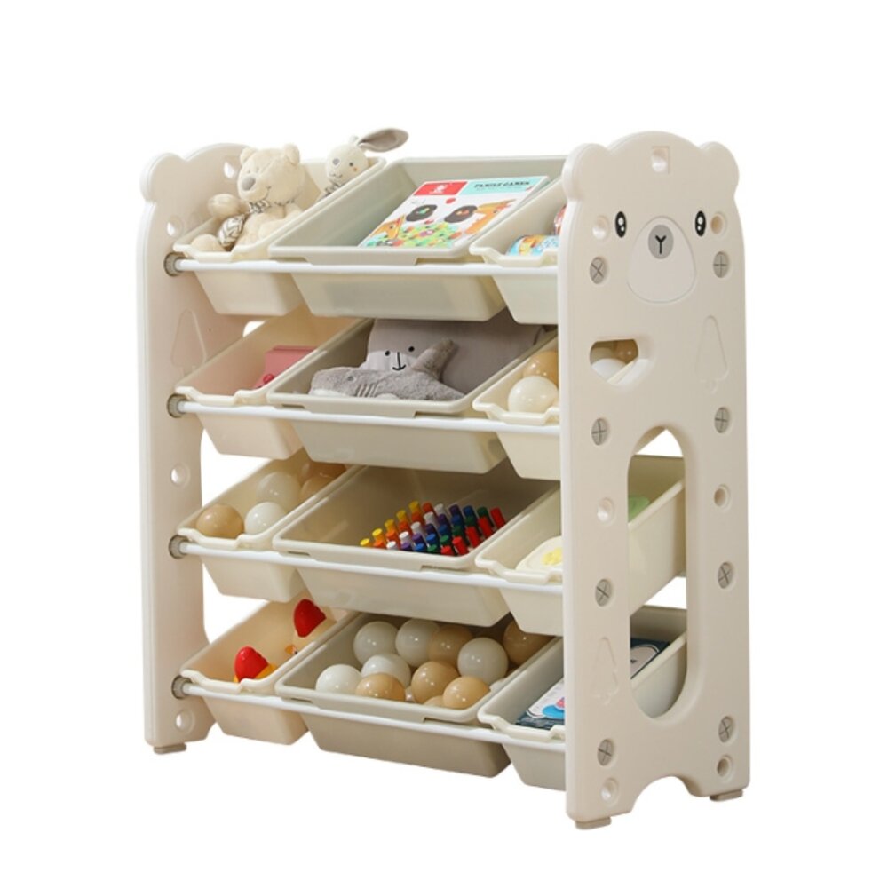 🔥台灣 免運 玩具架 兒童玩具收納架 置物架 玩具架 玩具收納櫃-圖片-2