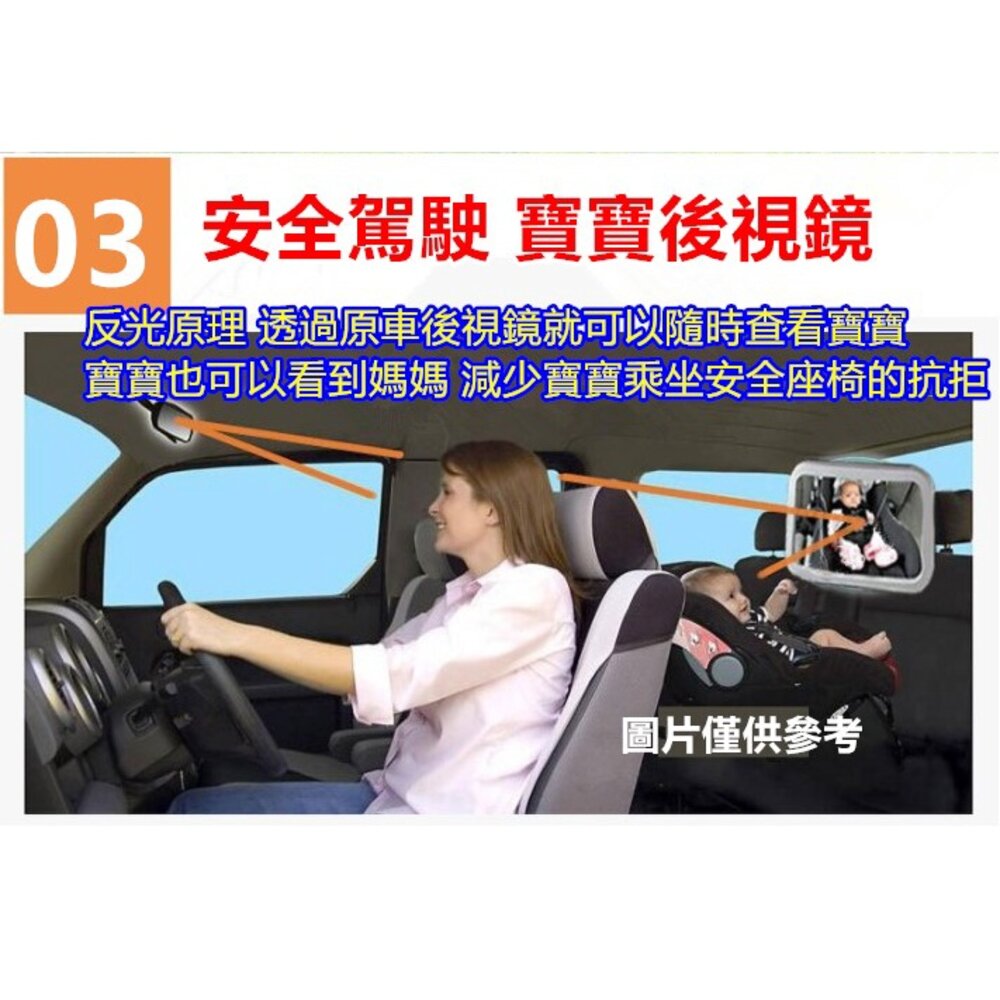🔥台灣免運🔥 寶寶後視鏡 加大尺寸 360°旋轉 寶寶後照鏡 汽車嬰兒後視鏡 寶寶後視鏡 安全座椅後視鏡 寶寶車內鏡-圖片-6