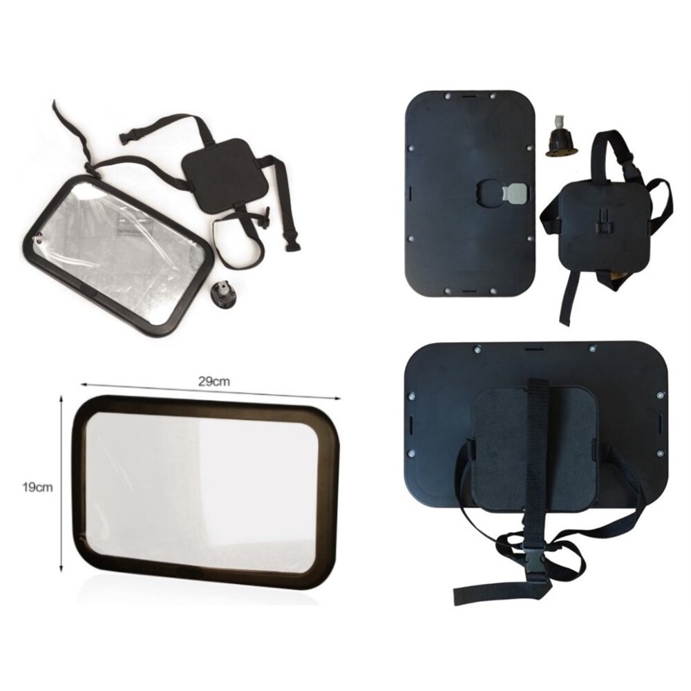 🔥台灣免運🔥 寶寶後視鏡 加大尺寸 360°旋轉 寶寶後照鏡 汽車嬰兒後視鏡 寶寶後視鏡 安全座椅後視鏡 寶寶車內鏡-圖片-8