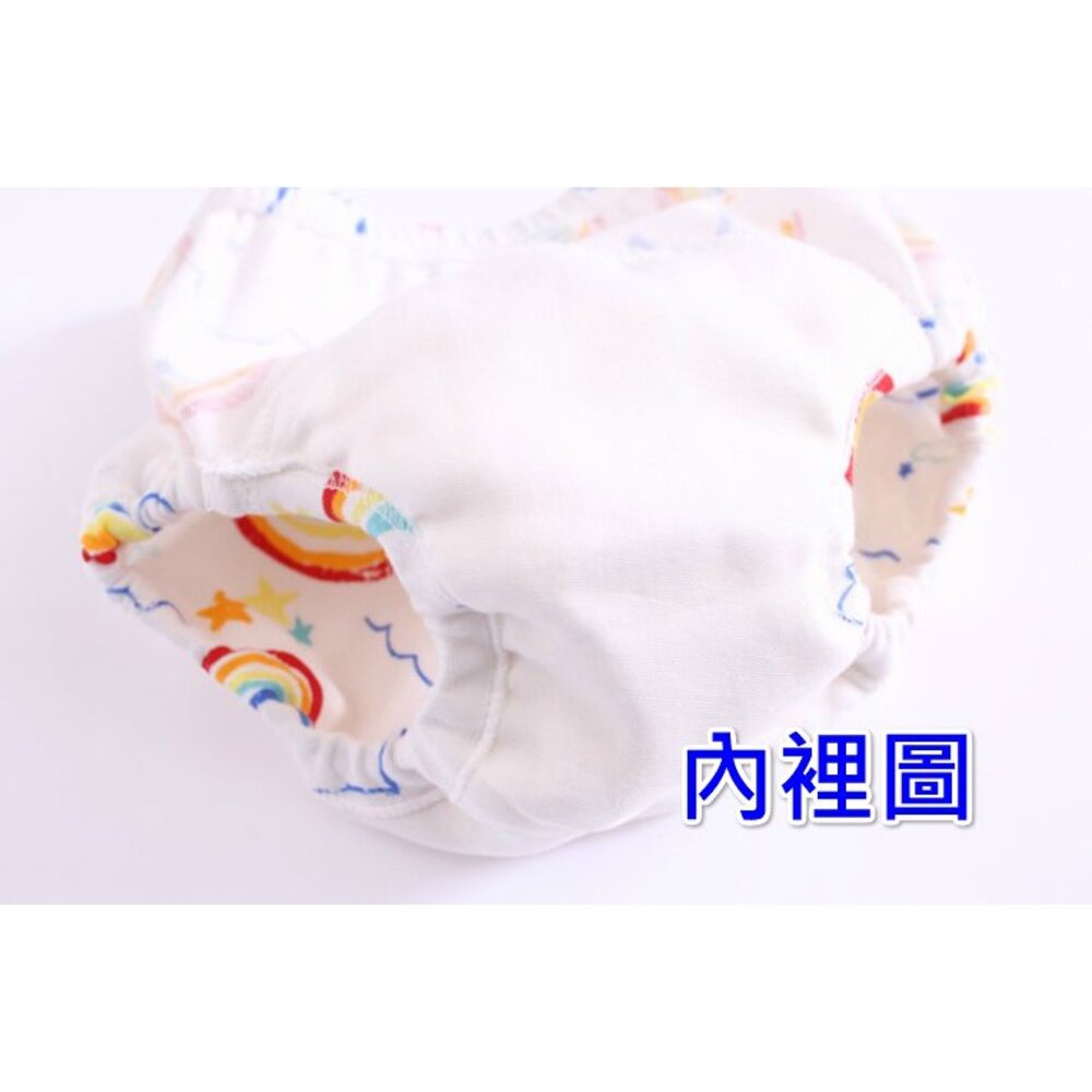 台灣 新款嬰幼兒透氣寶寶學習褲六層紗布尿褲隔尿褲 兒童內褲 寶寶內褲-圖片-4
