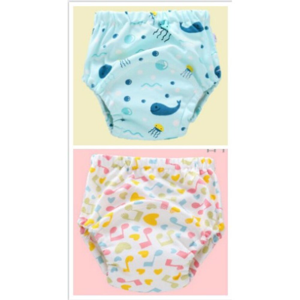 台灣 新款嬰幼兒透氣寶寶學習褲六層紗布尿褲隔尿褲 兒童內褲 寶寶內褲-圖片-7