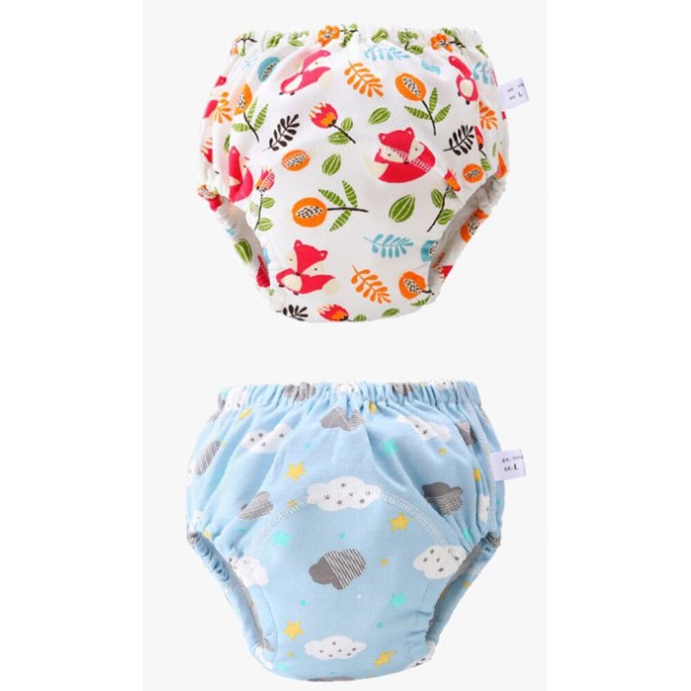 台灣 新款嬰幼兒透氣寶寶學習褲六層紗布尿褲隔尿褲 兒童內褲 寶寶內褲-圖片-8