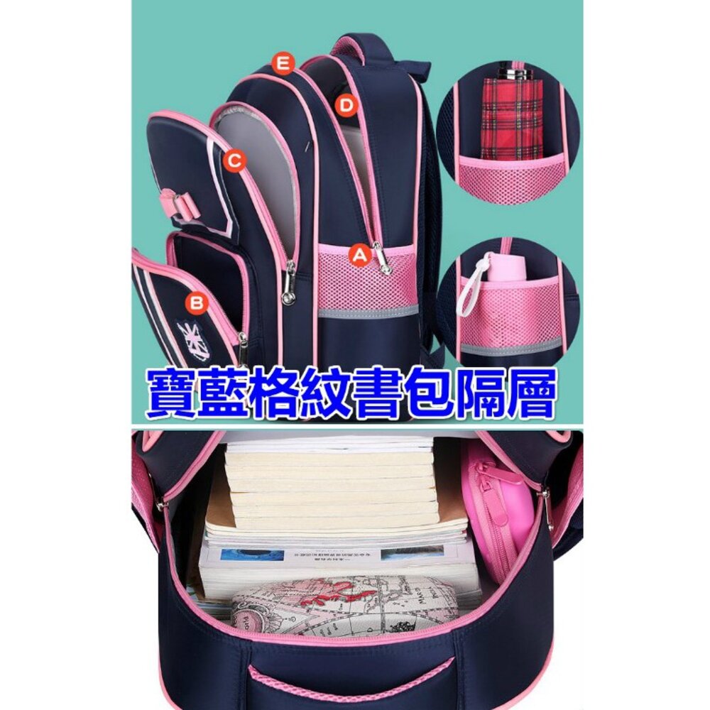 🔥台灣出貨免運🔥 兒童書包 胸扣書包 護脊輕量 小學生書包 帶胸扣書包 護脊書包 減壓護脊 減壓書包 兒童背包-圖片-4