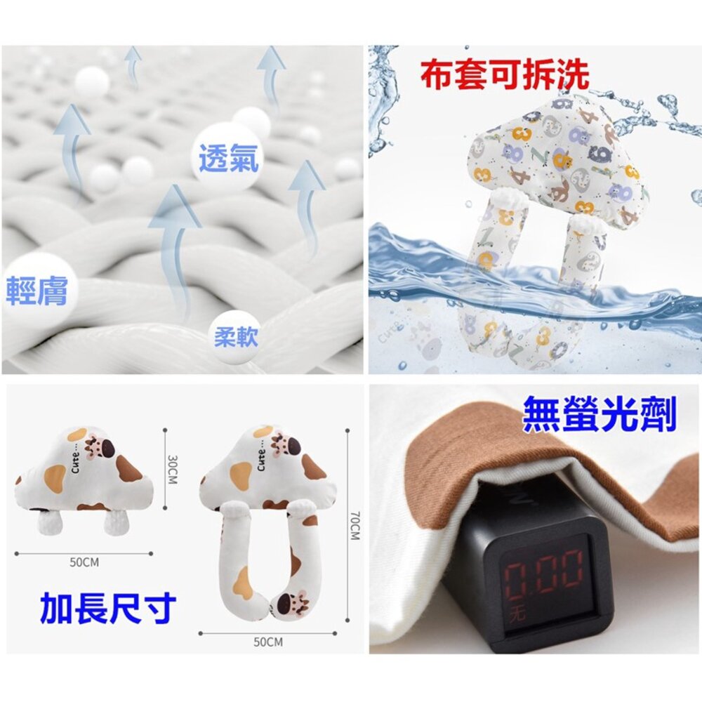 🔥台灣免運🔥 寶寶防驚嚇睡枕 防翻枕 定型枕 餵奶枕 安撫枕 側睡枕 嬰兒抱枕-圖片-6