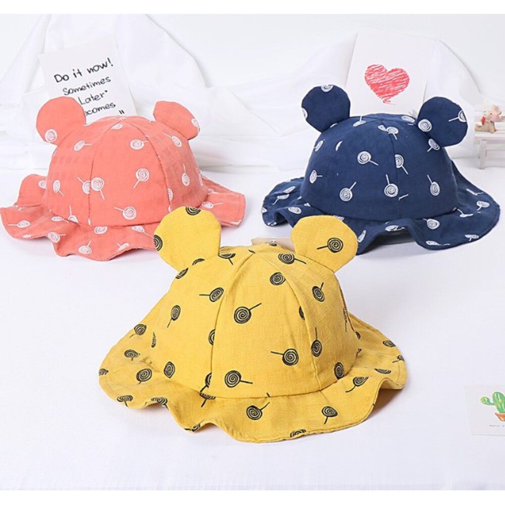 S1-1502837701-寶寶耳朵兒童盆帽小童遮陽帽子卡通可愛女童漁夫帽