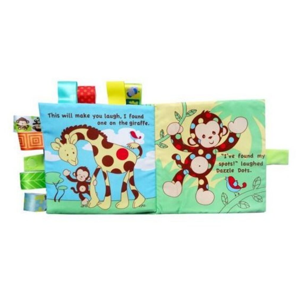 動物刺繡布書益智書立體佈書嬰兒布書-圖片-2