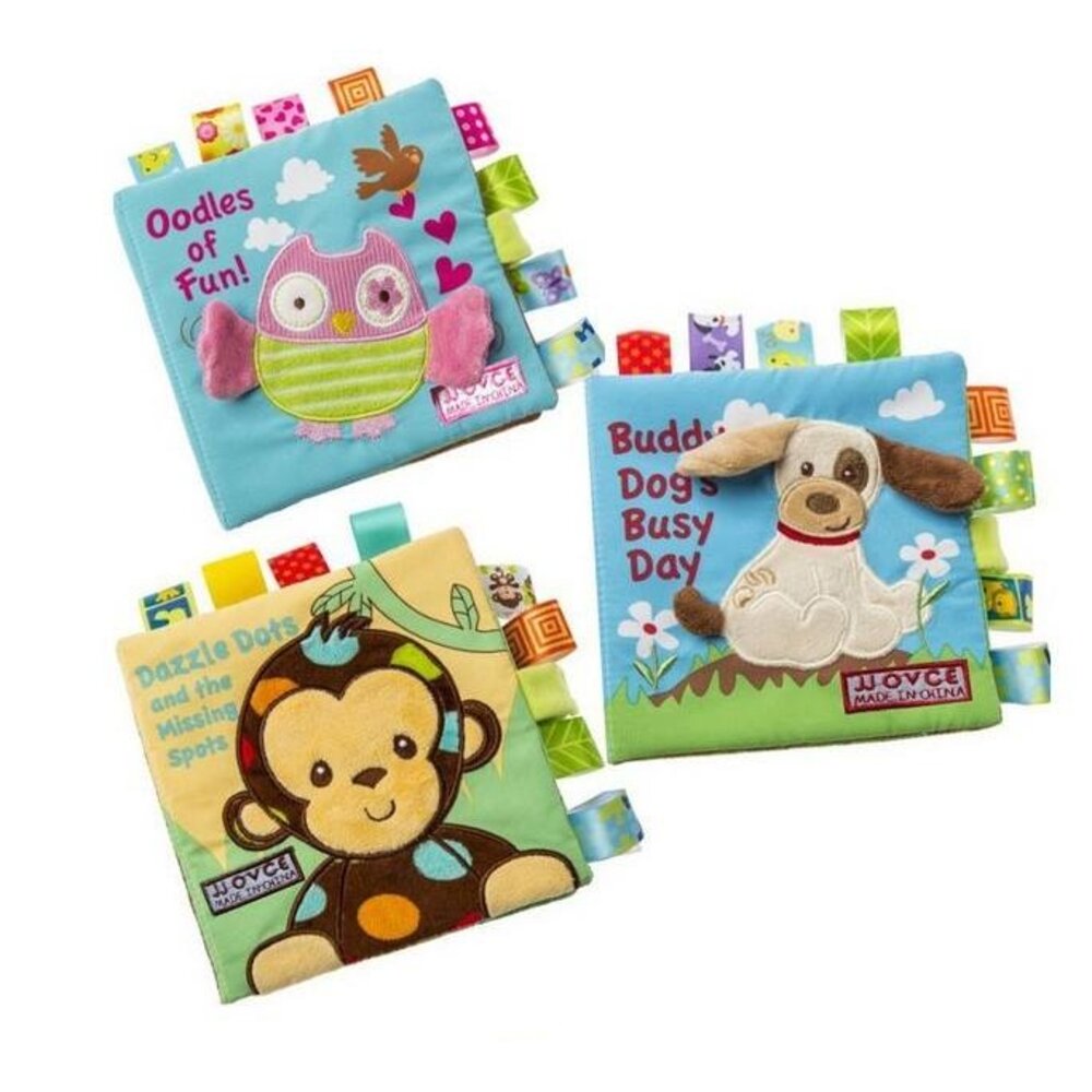 S1-152138720-動物刺繡布書益智書立體佈書嬰兒布書