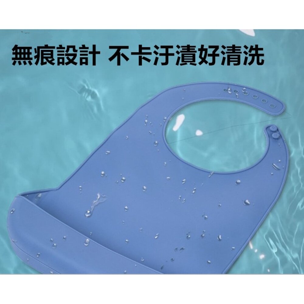 ✨台灣免運✨ 加大老人飯兜 老人圍兜 防水飯兜 加大飯兜 成人飯兜 防水立體飯兜-圖片-4
