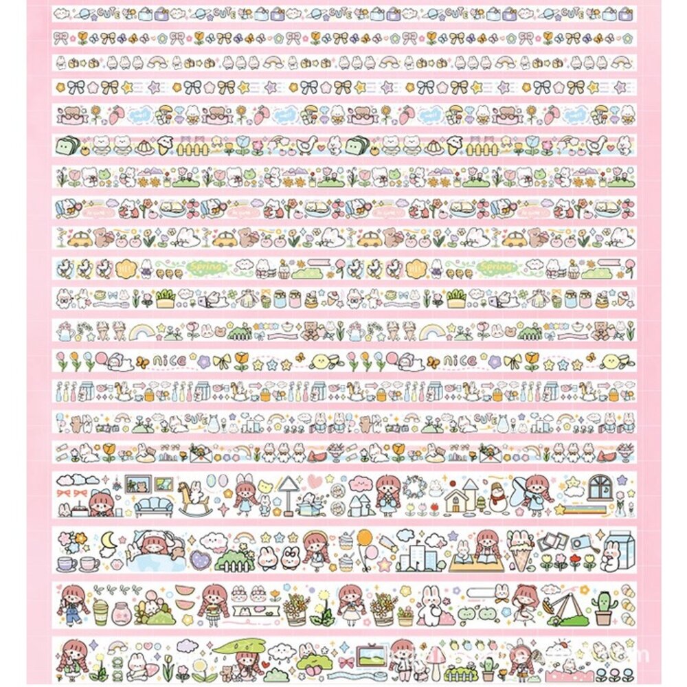 ✨台灣免運✨ 手帳本貼紙 紙膠帶 紙貼紙 可愛貼紙 防水貼紙 生日禮物 交換禮物 兒童節禮物-圖片-3