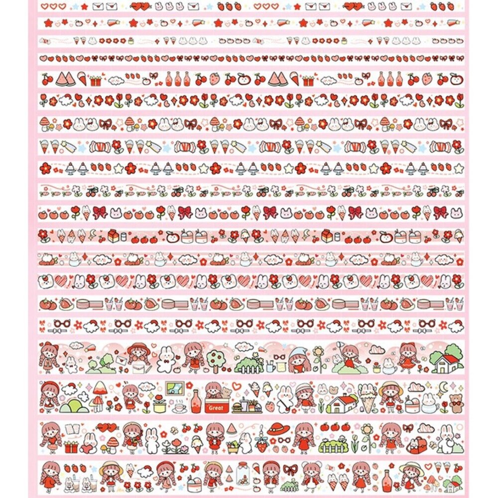 ✨台灣免運✨ 手帳本貼紙 紙膠帶 紙貼紙 可愛貼紙 防水貼紙 生日禮物 交換禮物 兒童節禮物-圖片-5