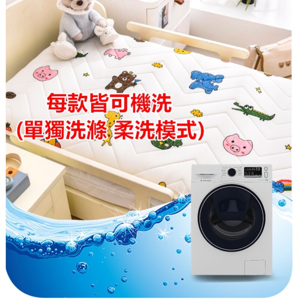 ✨台灣出貨免運✨ 可機洗可折疊 嬰兒床床墊 4D乳膠床墊 幼稚園睡墊 雙面可用-圖片-2