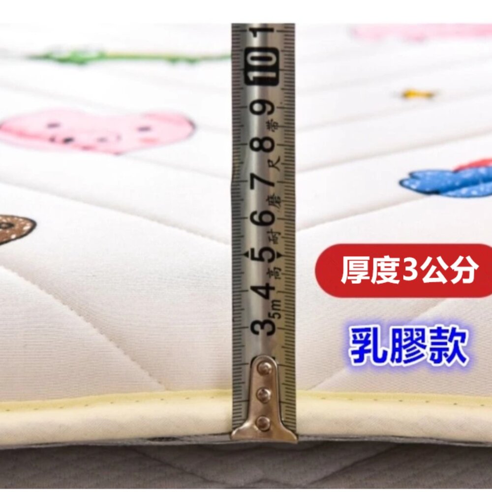 ✨台灣出貨免運✨ 可機洗可折疊 嬰兒床床墊 4D乳膠床墊 幼稚園睡墊 雙面可用-圖片-3