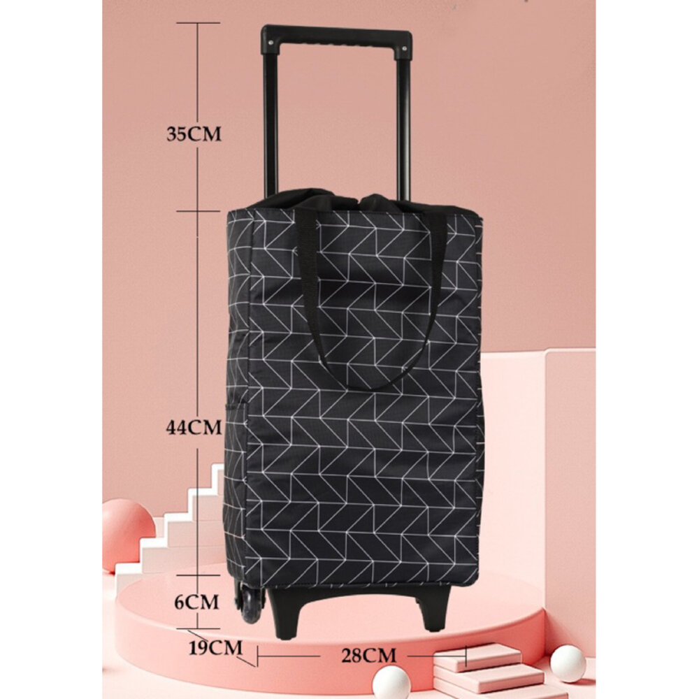 ✨台灣出貨免運✨ 折疊購物車 買菜購物車 菜籃車 買菜車 購物袋 折疊購物袋-圖片-7