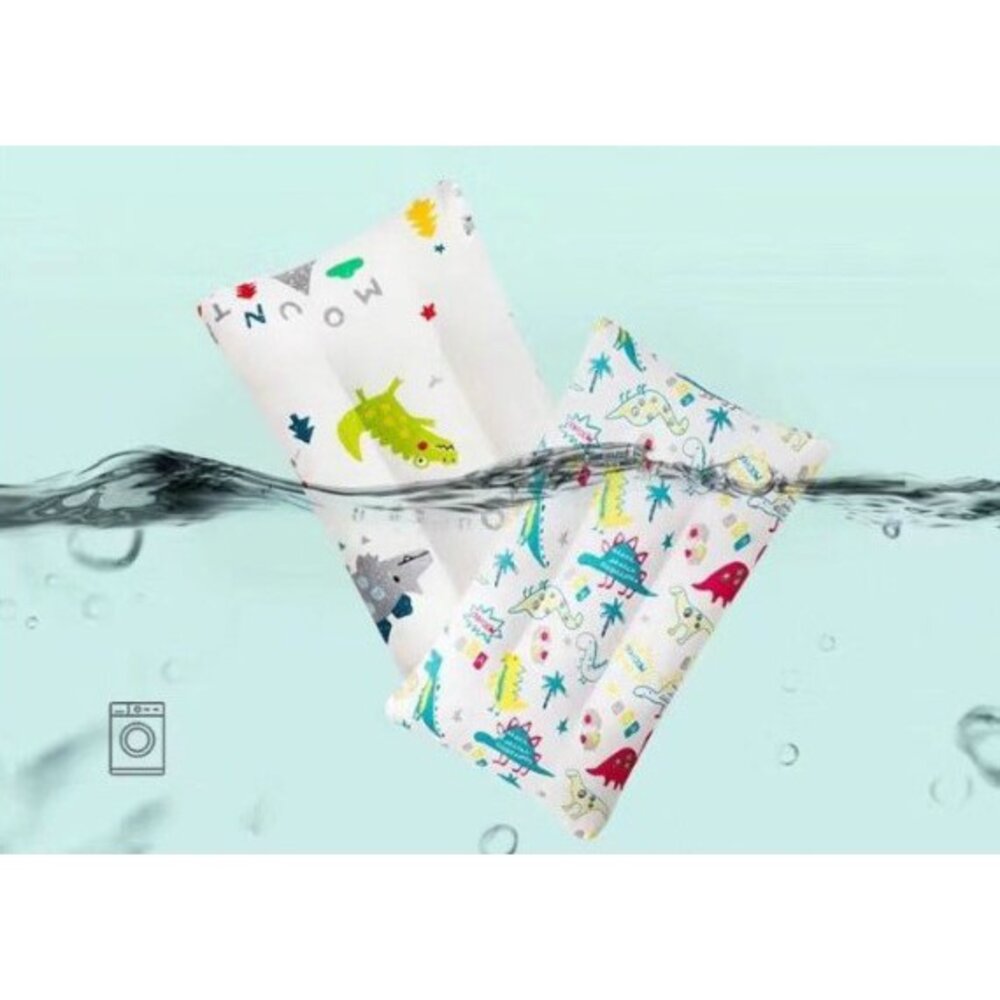 (台灣出貨) 純棉兒童枕頭 水洗枕 幼稚園枕頭 推車枕頭-圖片-3