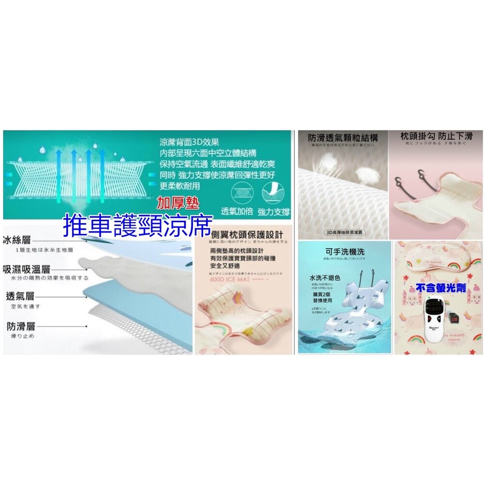 🎀台灣出貨免運🎀 兒童涼蓆 嬰兒床涼席 隔尿防水 嬰兒涼蓆 冰絲涼蓆 寶寶涼蓆 幼稚園睡墊 嬰兒涼蓆 嬰兒床床墊-圖片-8