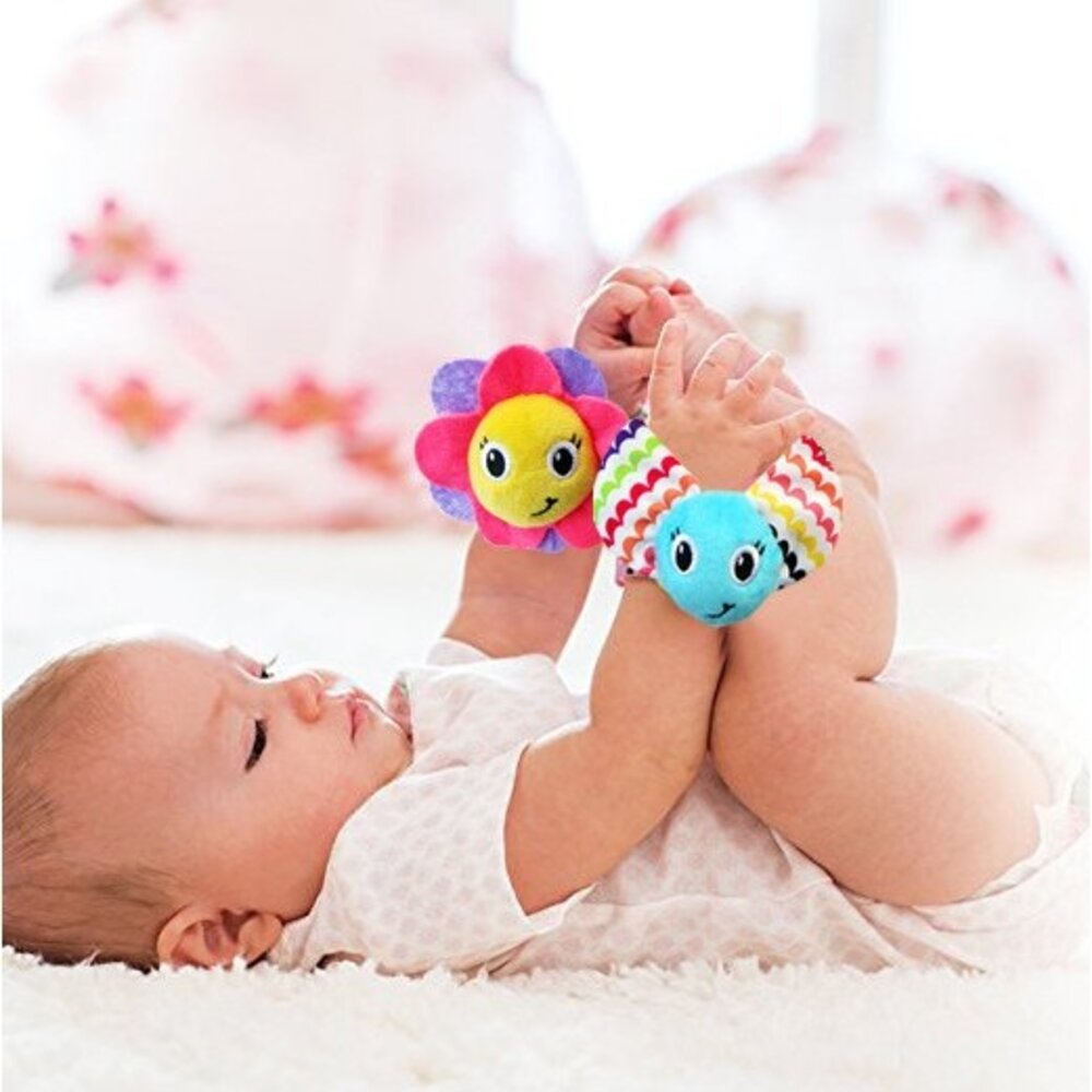 S1-316988278-寶寶動物手錶帶 手腕帶 襪帶搖鈴響鈴