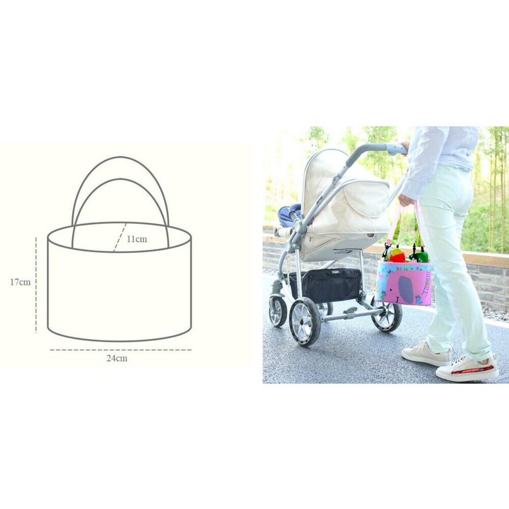 ()韓版汽車椅背袋奶瓶飲料架推車掛帶-圖片-8