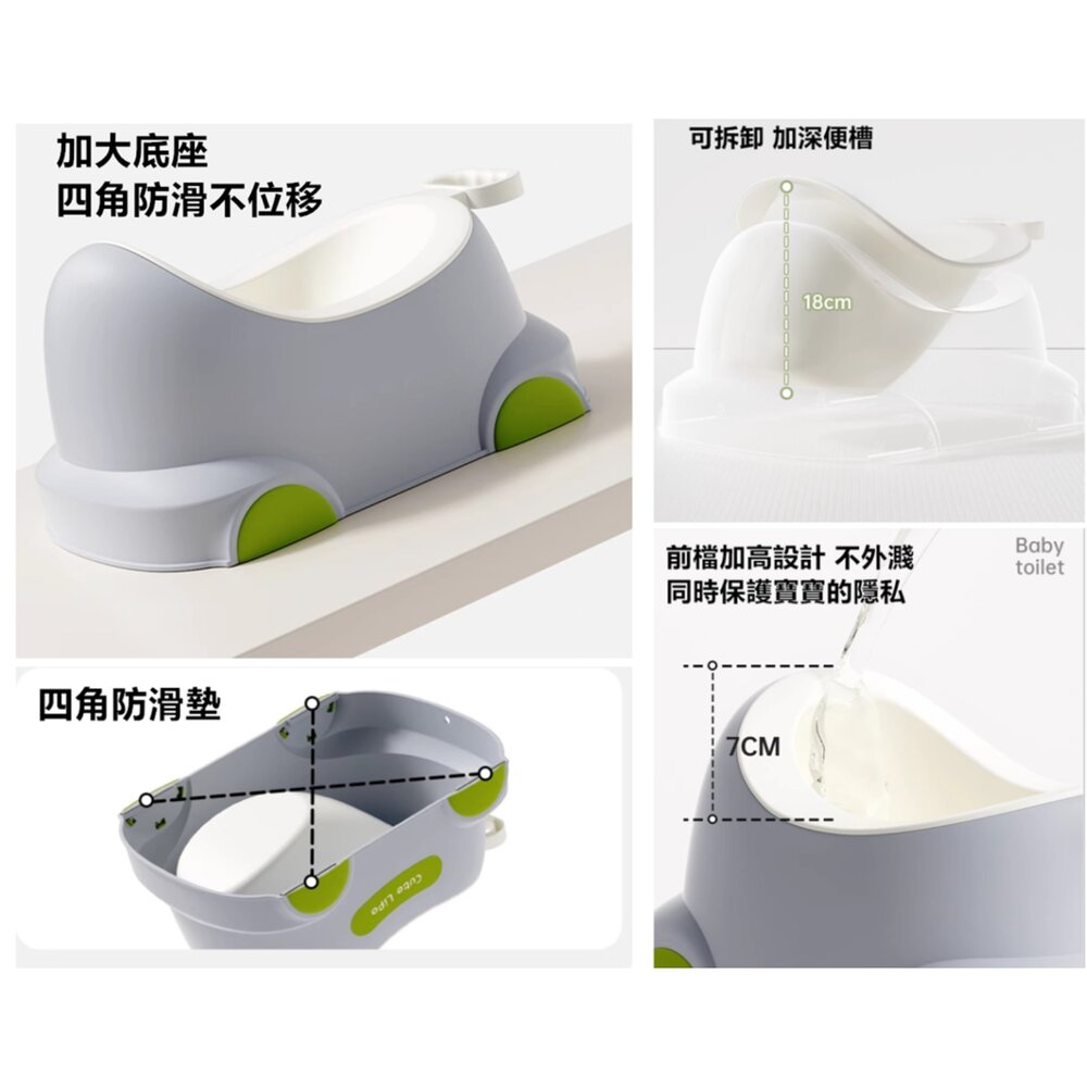 ✨台灣出貨免運✨ 萌寶升級款加大 兒童馬桶 小馬桶 學習馬桶 小朋友馬桶 兒童尿盆 兒童便斗 站式尿盆 乳牛馬桶-圖片-7