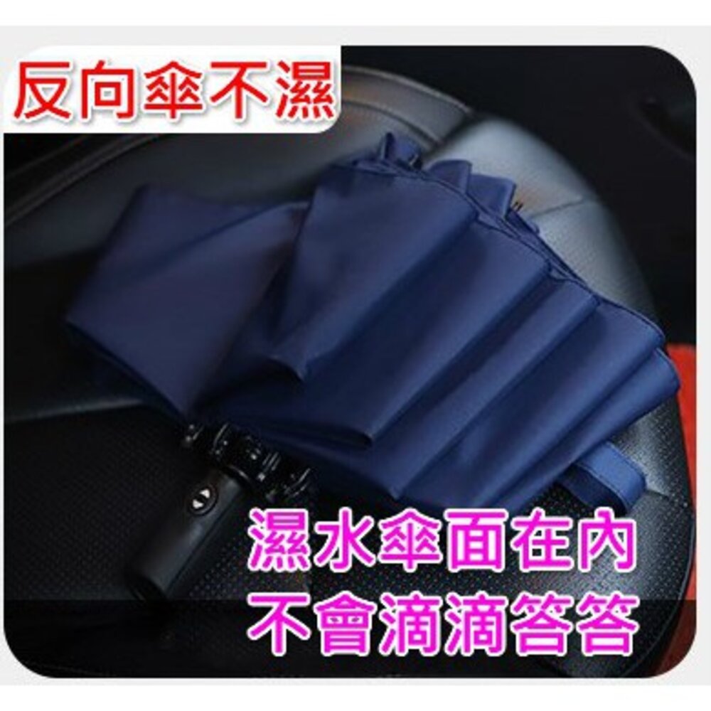 (台灣) 遮陽傘 自動傘 超輕量雨傘 摺疊傘 反向傘 三折傘 黑膠傘 五折傘 晴雨傘-圖片-6
