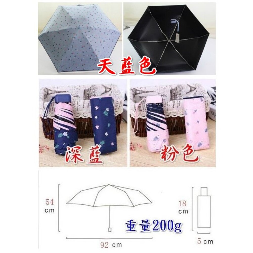 (台灣) 遮陽傘 自動傘 超輕量雨傘 摺疊傘 反向傘 三折傘 黑膠傘 五折傘 晴雨傘-圖片-7